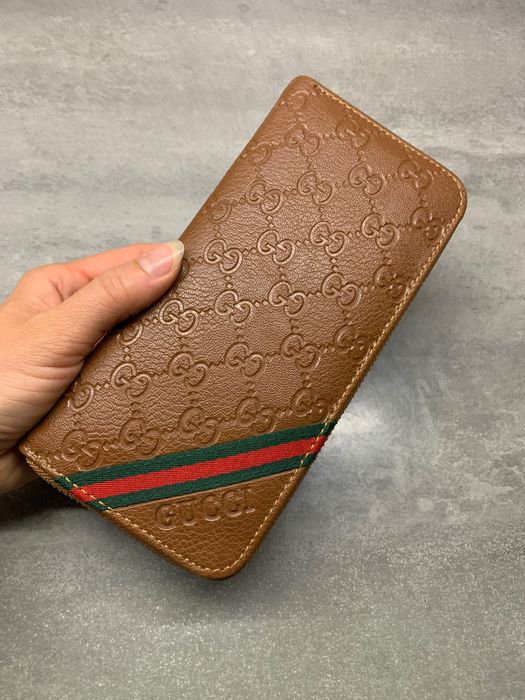 Nowy brązowy Portfel inspirowany oryginałem Gucci