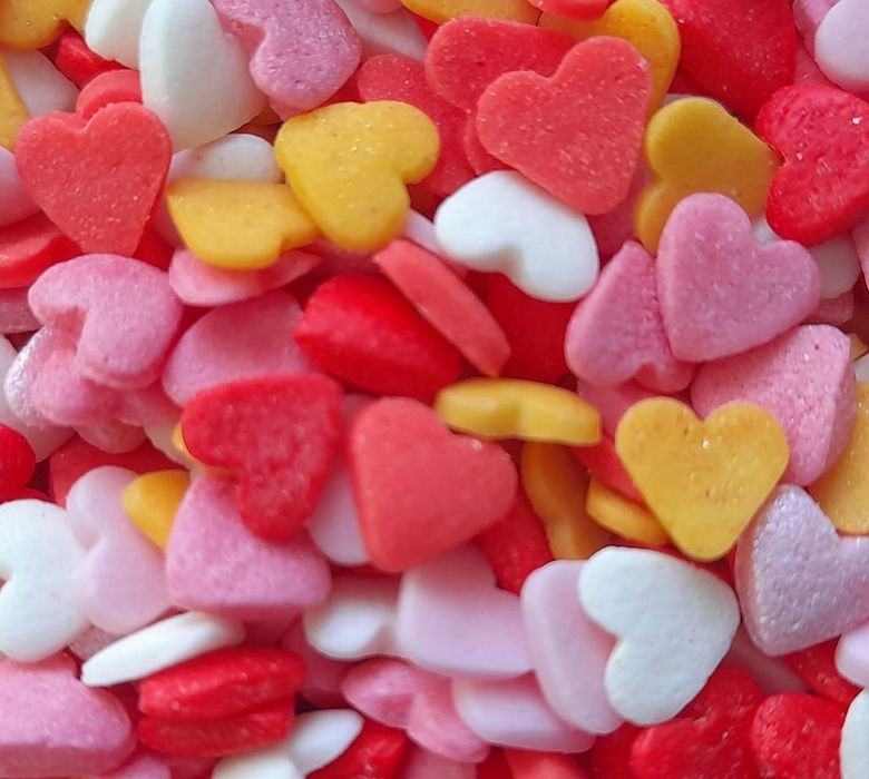 Posypka Cukrowa Serca Serduszka Mix Mini 6Mm 50G