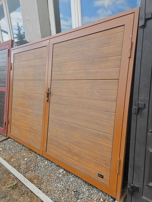 NOWE DRZWI/BRAMA Zewnętrzne Metalowe Dwuskrzydłowe Pełne 264x196cm