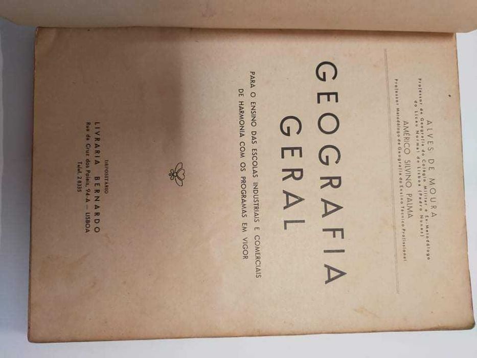 Geografia Geral, de Alves de Moura e Américo Silvino Palma