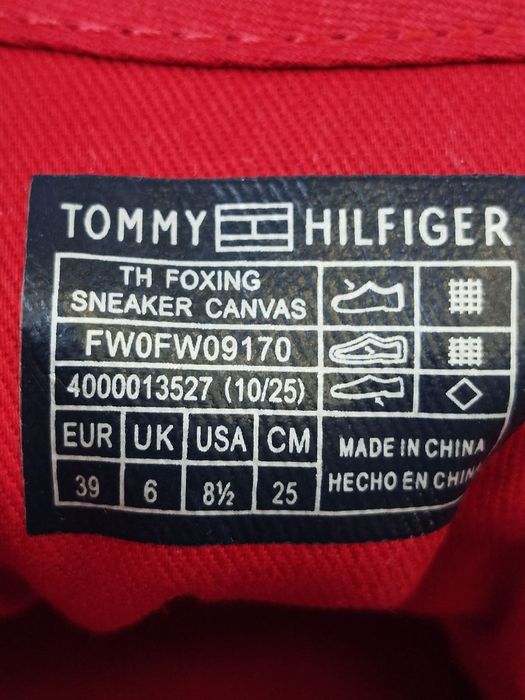 Buty Tommy Hilfiger Th Foxing Sneaker Canvas