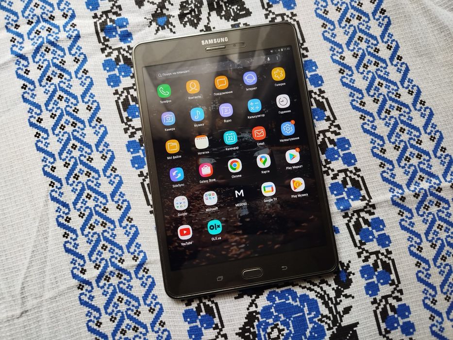 Планшет Samsung galaxy tab A з сім та LTE, повний комплект, гарний стан, самсунг