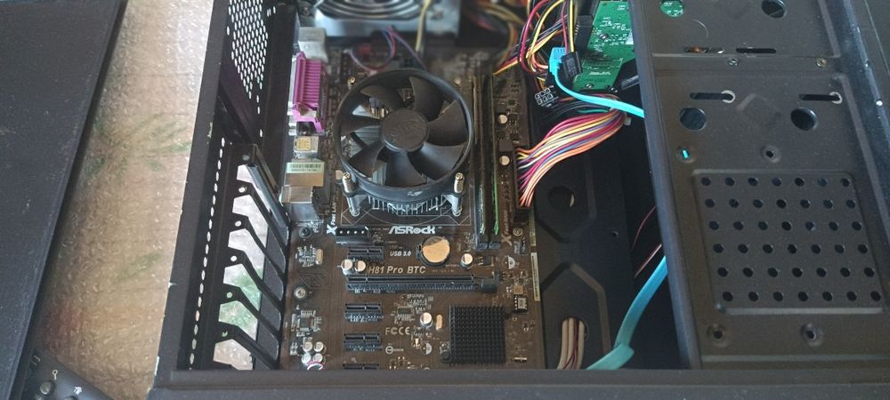 Комплект плата1150/i5 4460,/ddr3 16,gb,rx480