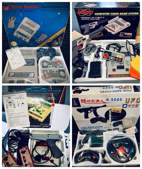 Коллекционные Игровые Приставки Dendy,Subor,Lifa,Haili,Sega,Nintendo!