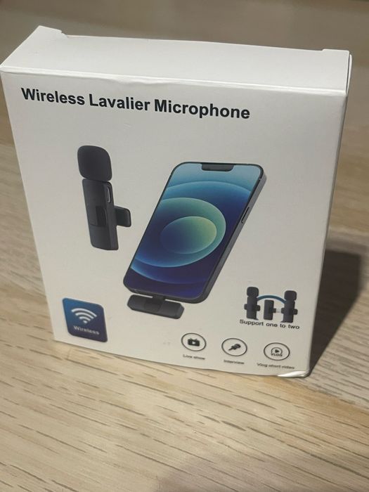Мікрофон Wireless Lavalier Microphone