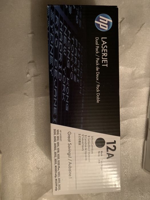 Toner HP laserjet 12A original caixa selada