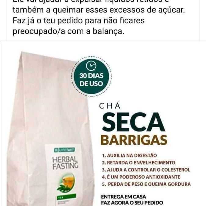 Chá natural 100% herbal LR seca barriga