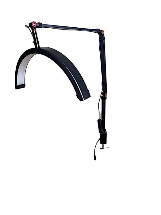 Лампа на струбцині для beauty майстра SP- 66B з тримачем для телефону