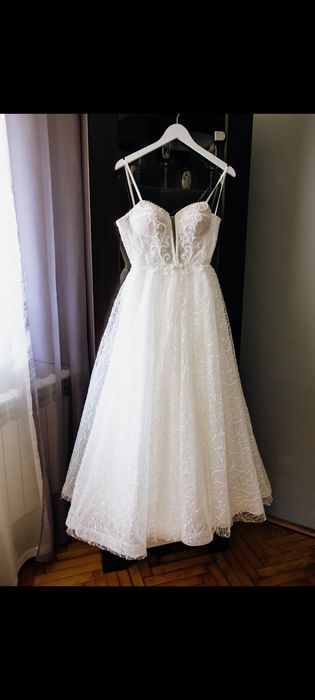 Suknia ślubna  gorsetowa w stylu księżniczki