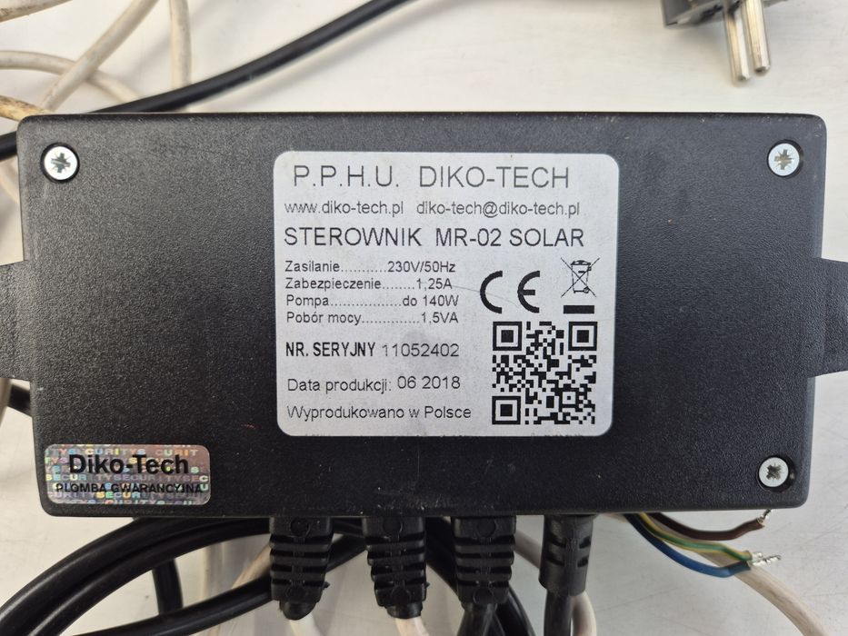 Sterownik solarny Regulator pracy pompy w układzie różnicowym