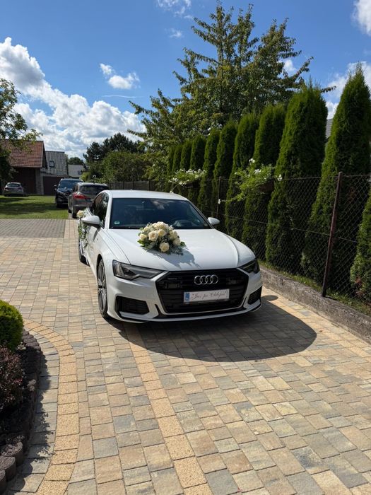 Elegancki samochód do ślubu – Audi A6 Quattro S line z kierowcą