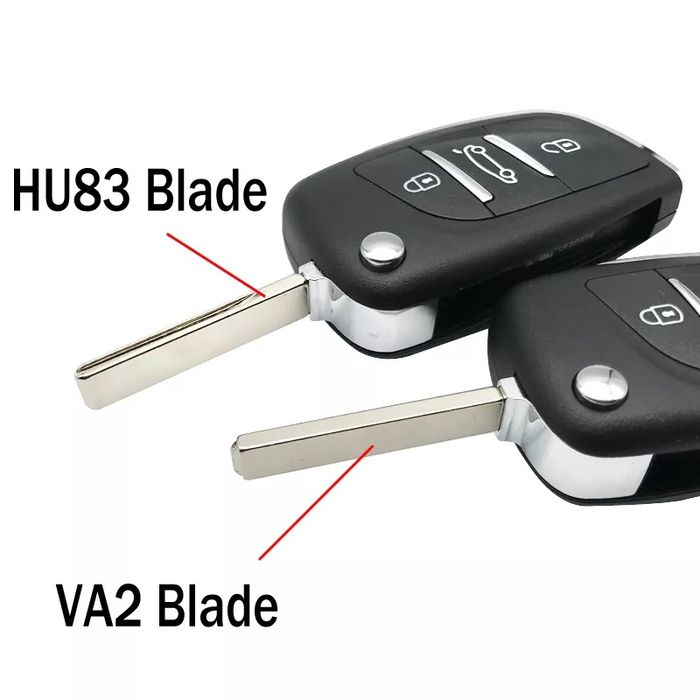 Peugeot/Citroën Key Housing Modification – 2/3 Button (New)64584561120259124