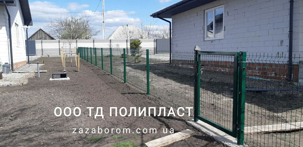 Сетка для забора 3D - забор из сетки в ППЛ покрытии для дачи и сада