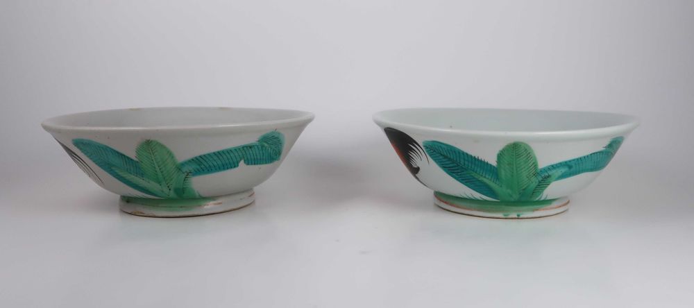 2 taças da China - Galos