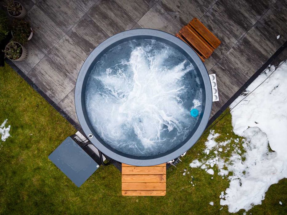 Balia ogrodowa akrylowa JACUZZI HOT TUB opalana drewnem OD PRODUCENTA
