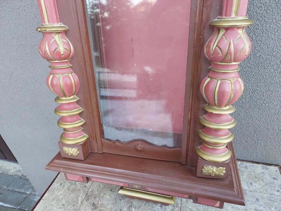 S082 Skrzynia duża obudowa zegara żyłkowego linkowego szafka witrynka