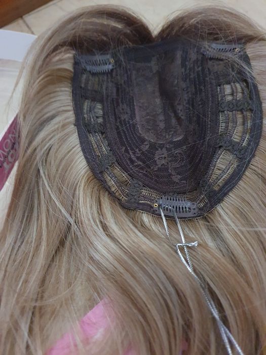 Topper treska ombre blond z brązem syntetyczny