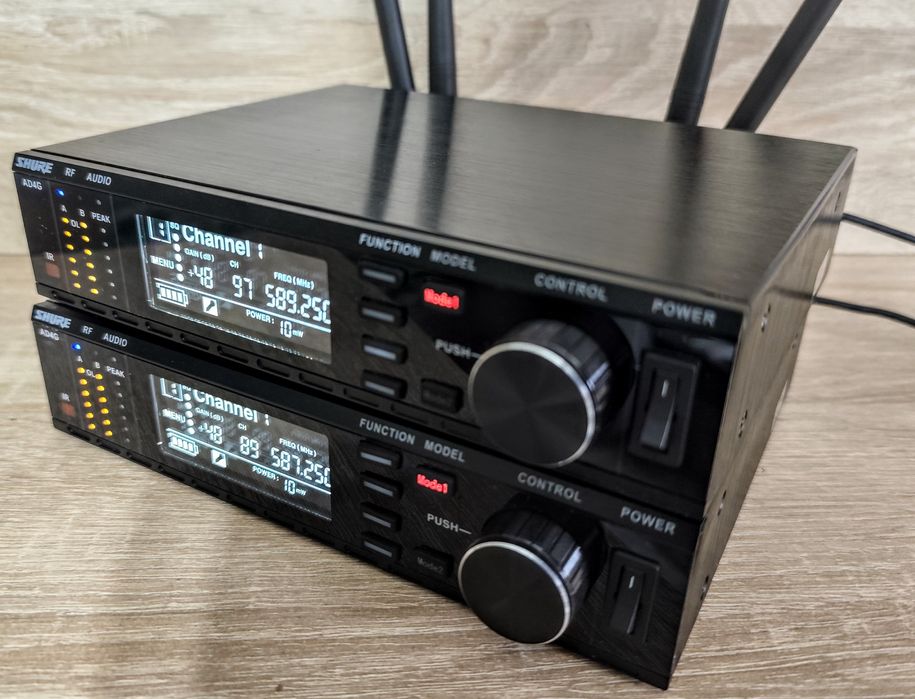 Zestaw bezprzewodowy mikrofon SHURE AD4D dla zespołu DJa do kościoła