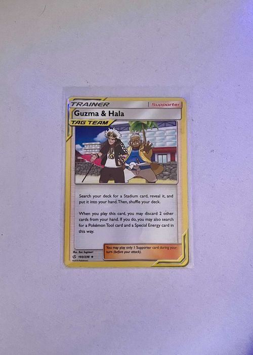 Guzma & Hala - SM12 SM - Cosmic Eclipse #193/236