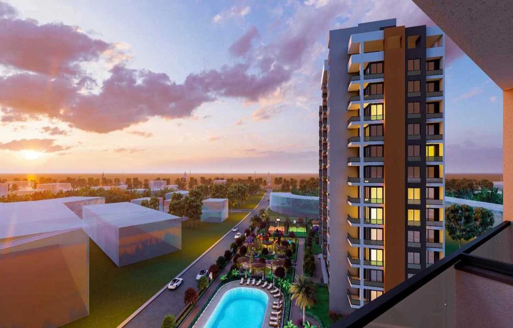 Апартаменты  высокого качества у моря в Тедже,Мерсин,Турция