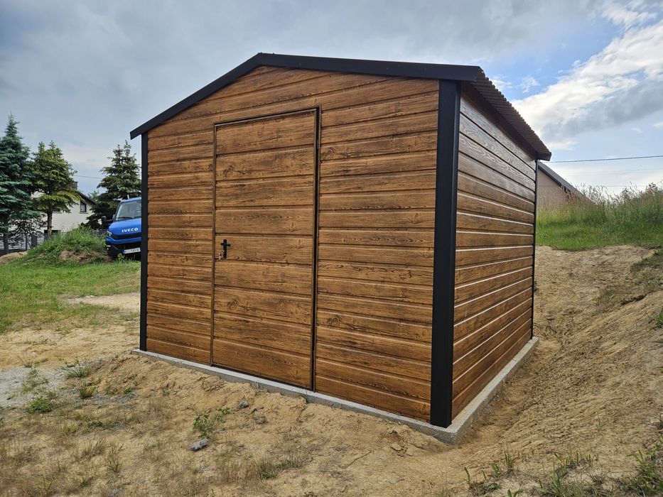3x3 MAŁ Garaże Blaszane Garaż Blaszany Blaszak Blaszaki Domek Schowek