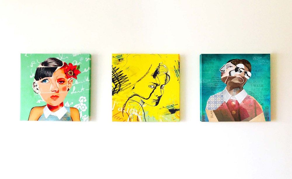 Tela "Many in one" - 50x50cm