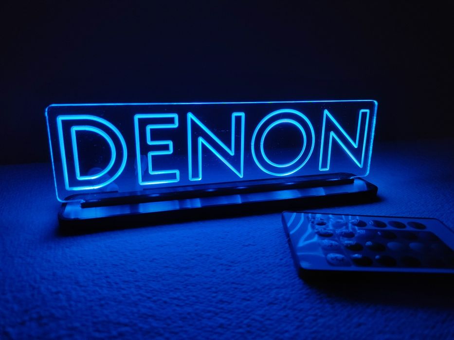 Denon, logo, lampka led