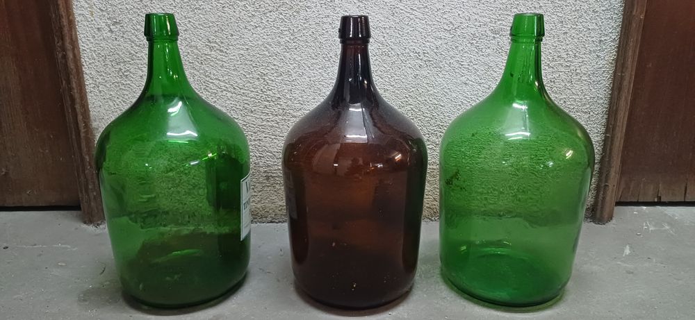 Garrafões 5 litros em vidro