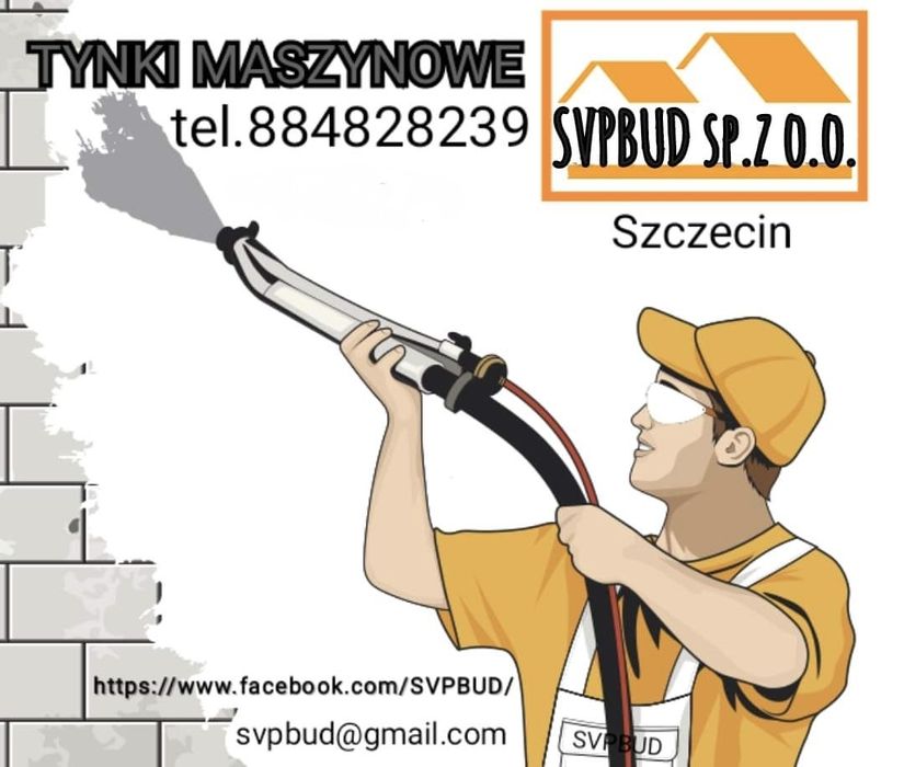 Tynki maszynowe cementowo-wapienne