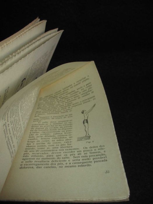 Livro Exercícios de Salvamento e Socorro a Prestar aos Afogados Joaquim Cunha da Silveira Autografado