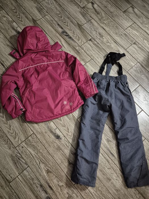 Kurtka i spodnie zimowe na 134-140cm bdb stan