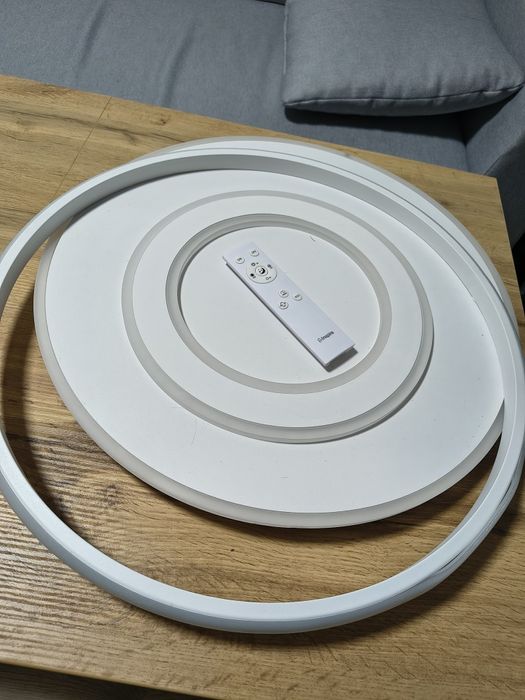 Plafon Emingo 48 cm z pilotem 13500 lm biały LED Inspire