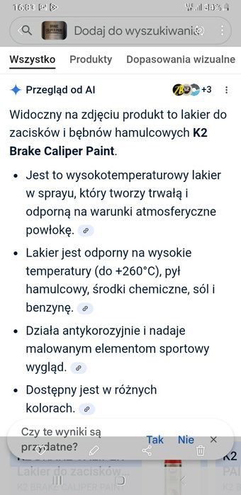 lakier do zaciskow bebnowych hamulcowych