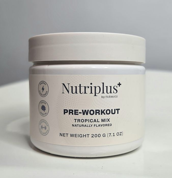 Pre Workout Nutriplus Farmasi Smak Tropical Mix Przed Treningiem
