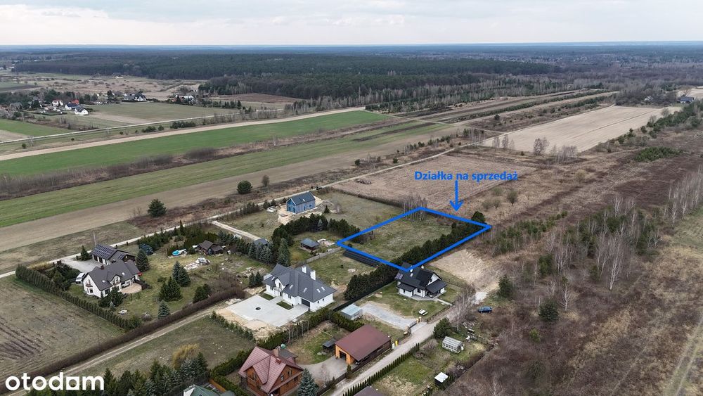 Działka budowlana-1800m2–Gmina Niemce, Nowy Staw