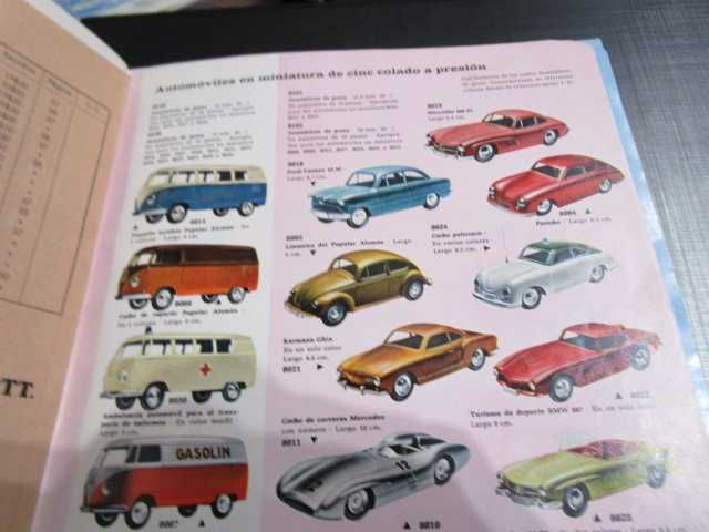 Marklin comboios catálogo 1961;62 espanhol