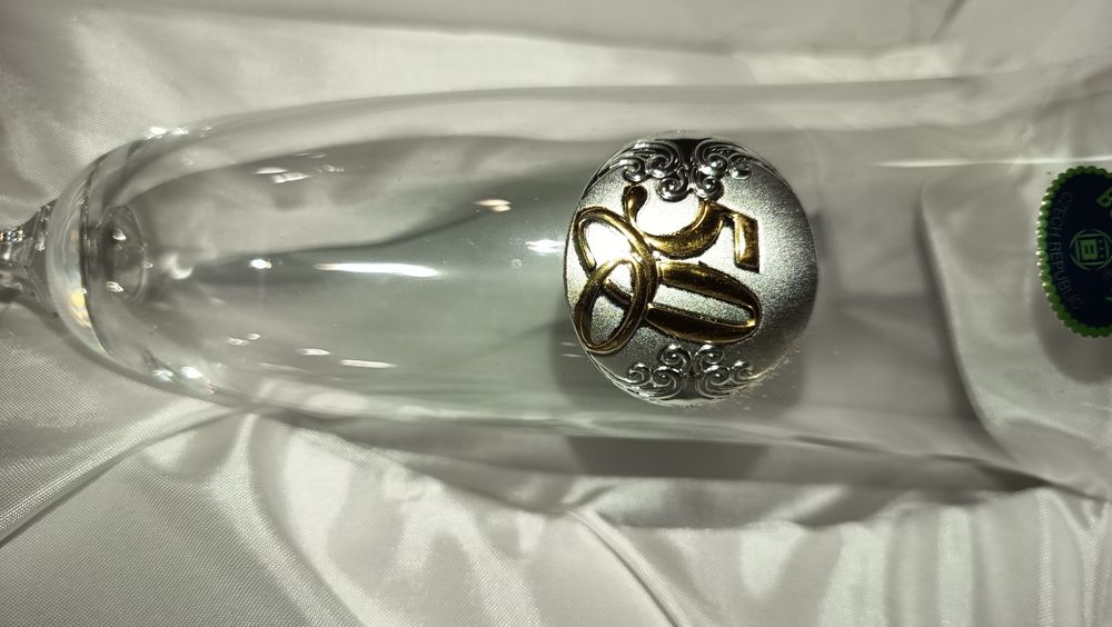 Flutes de champanhe 50 anos de casados