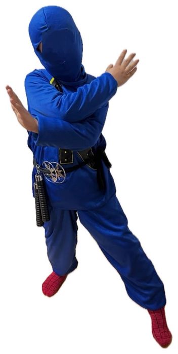 Fato de Carnaval Ninja com acessórios incluidos