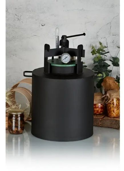 (10,16,24,32банки) АВТОКЛАВ чорний і нерж для консервування тушонки