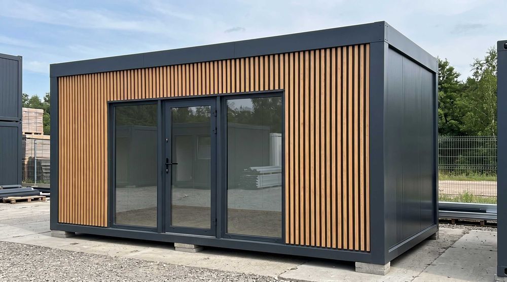 KONTENER 6x3m PIR 100 mm Kontener usługowy | Pawilon handlowy | Kontener Socjalny | Kontener Mieszkalny | Salon Paznokci | Salon Fryzjerski | Biurowy