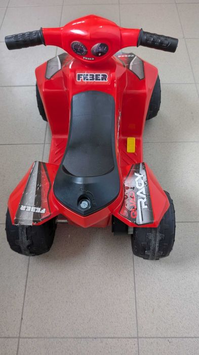 Moto 4 Elétrica Feber Quad Racy - 1 a 3 anos