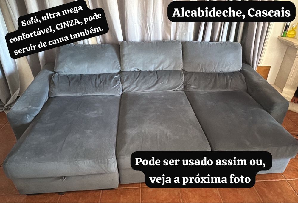 Sofá cinzento top
