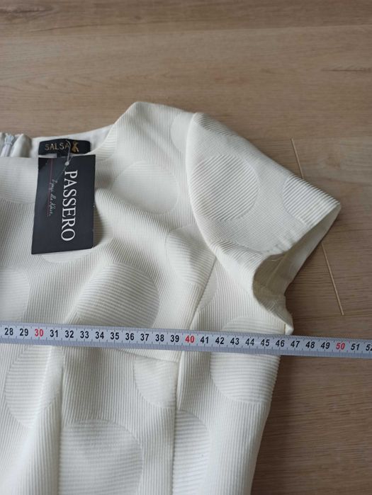 Nowa sukienka Salsa fakturowany materiał rozmiar L/XL