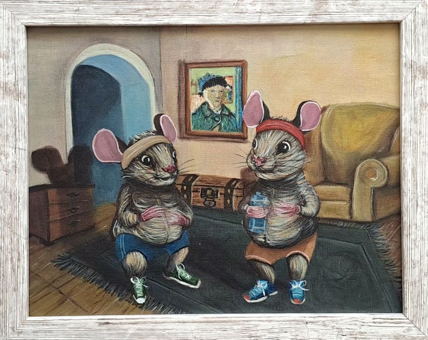 Obraz na płótnie, akryl, ręcznie malowany