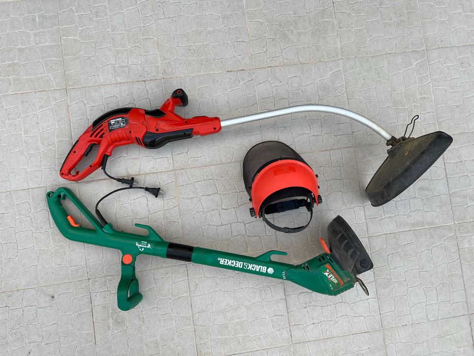 Kit Jardinagem Black+Decker – 2 Roçadeiras + Protetor Facial