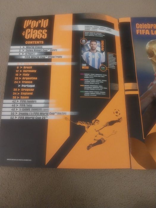 Caderneta completa World e class