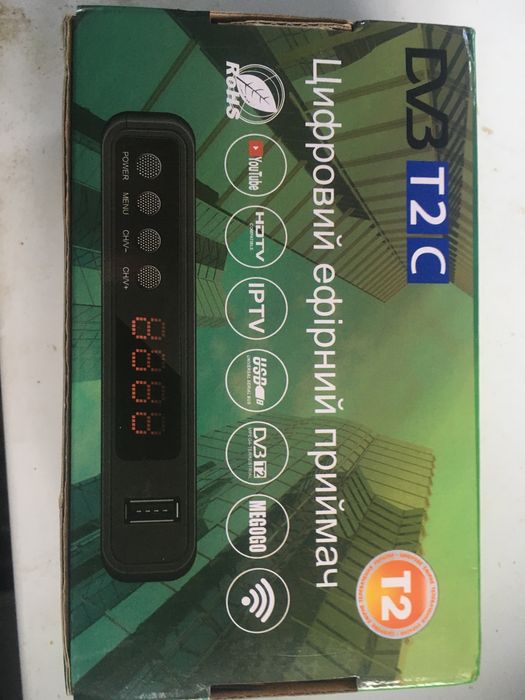 Цифровой эфирный DVB-T2 тюнер ресивер