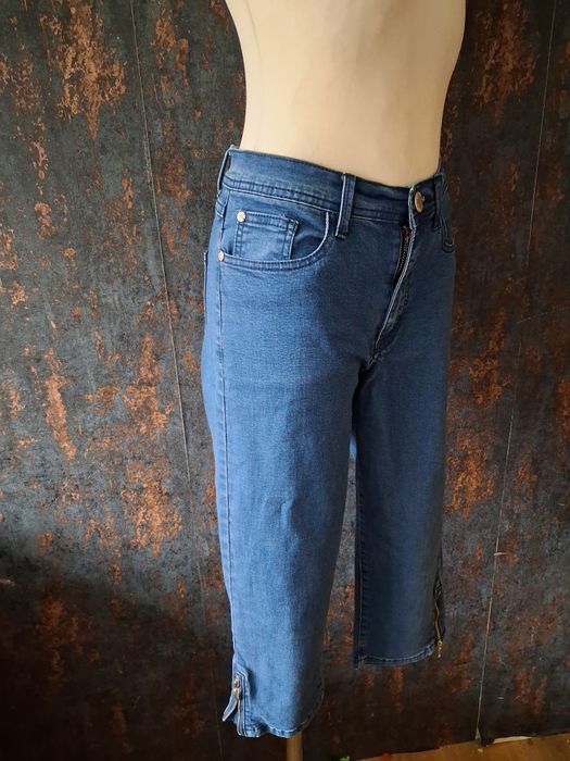 Rybaczki jeans dżinsowe rozmiar S