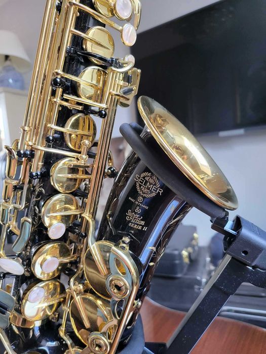 Saksofon altowy SELMER Super Action II JUBILEE  JBL52 czarny, jak nowy