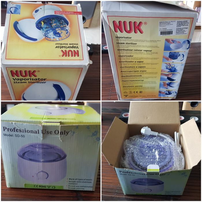 Aquecedor biberões mais esterlizador chuchas e biberões